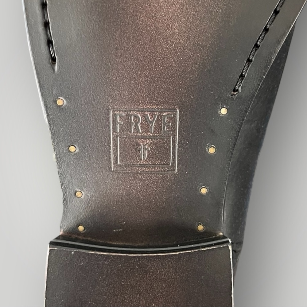 NWT FRYE Melissa Button Equestrian Style Black Leather Boots || Size 6 - Picture 12 of 14